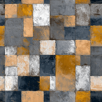 Stylized Digital Floor Tile Texture