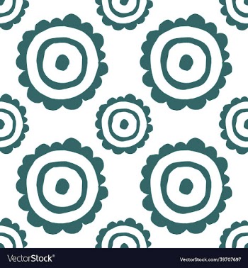 stylized flower - seamless background