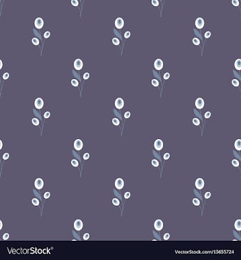  					Stylized flowers on a purple background vector image														