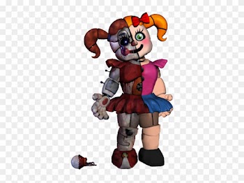 Stylized Nightmare Baby By Bunny Cubed - Nightmare Bidy Baby's Nightmare Circus