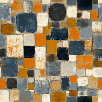 Stylized Painterly Floor Tile Texture