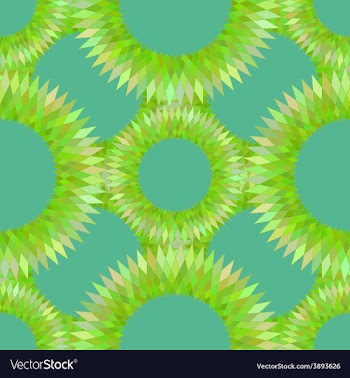 Stylized sea urchin seamless pattern vector image