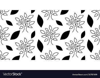stylized tree seamless pattern for wallpaper
