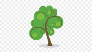 Stylized Trees - 1 - Clipart - Tree