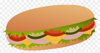 Sub - Cuban Food Clip Art