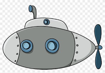 Submarine Silhouette Clip Art Clipart Collection - Submarine Cartoon