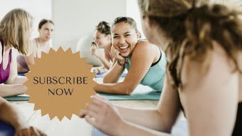 Subscribe now presentation template, yoga | Free Vector Template - rawpixel