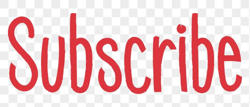 Subscribe png word sticker, handwritten | Free PNG - rawpixel
