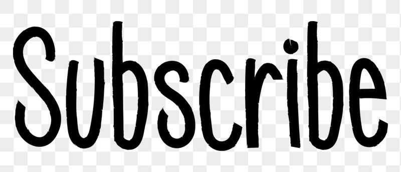 Subscribe png word sticker, handwritten | Free PNG - rawpixel