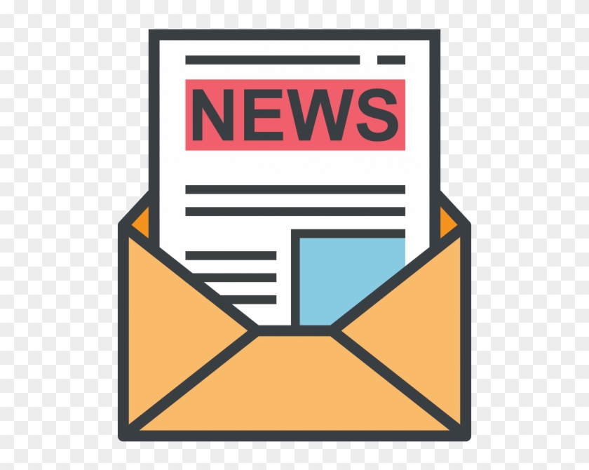 Subscribe To Our Newsletter - Open Envelope Icon Png
