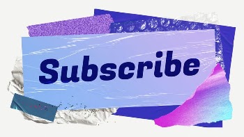 Subscribe word typography, aesthetic paper | Free PSD - rawpixel