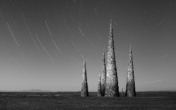 Subterrafuge spires at AfrikaBurn in monotone | Free Photo - rawpixel