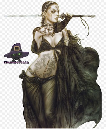 Subversive Beauty Dead Moon Fantastic art - Luis Royo 