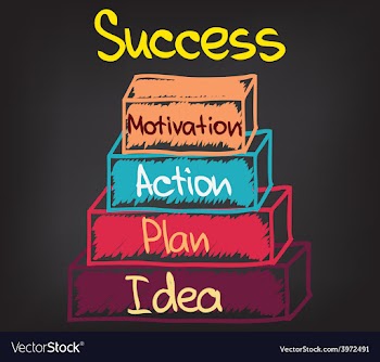 Success chart 4 vector image