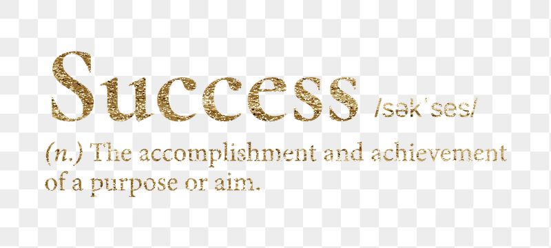 Success png dictionary word sticker, | Free PNG - rawpixel