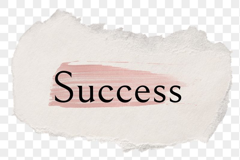 Success png word sticker typography, | Free PNG - rawpixel