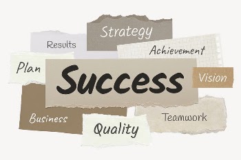 Success word, ripped paper typography | Free PSD - rawpixel