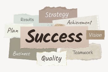Success word, ripped paper typography | Free PSD - rawpixel