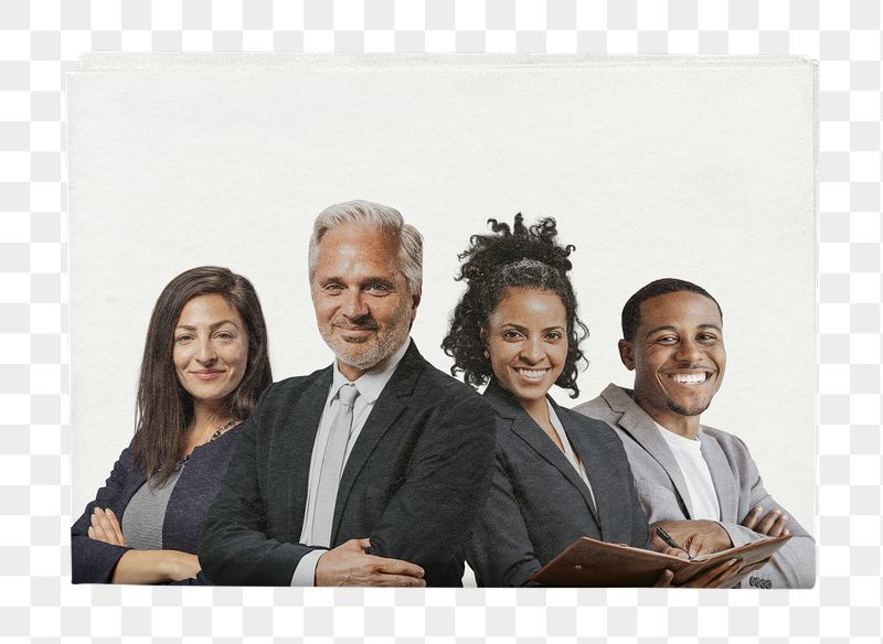 Successful business png team, newspaper | Free PNG - rawpixel