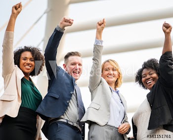 Successful corporate people