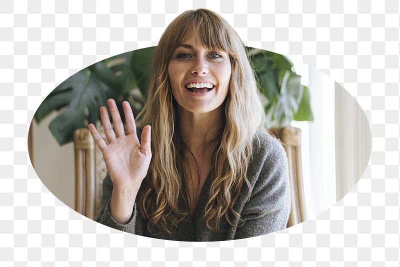 Successful woman png entrepreneur waving | Free PNG - rawpixel