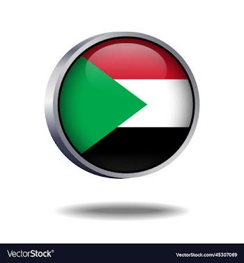 sudan flag button