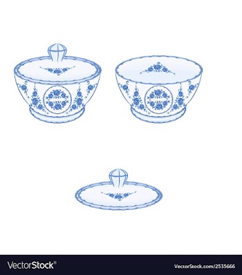 Sugar-bowl vector image