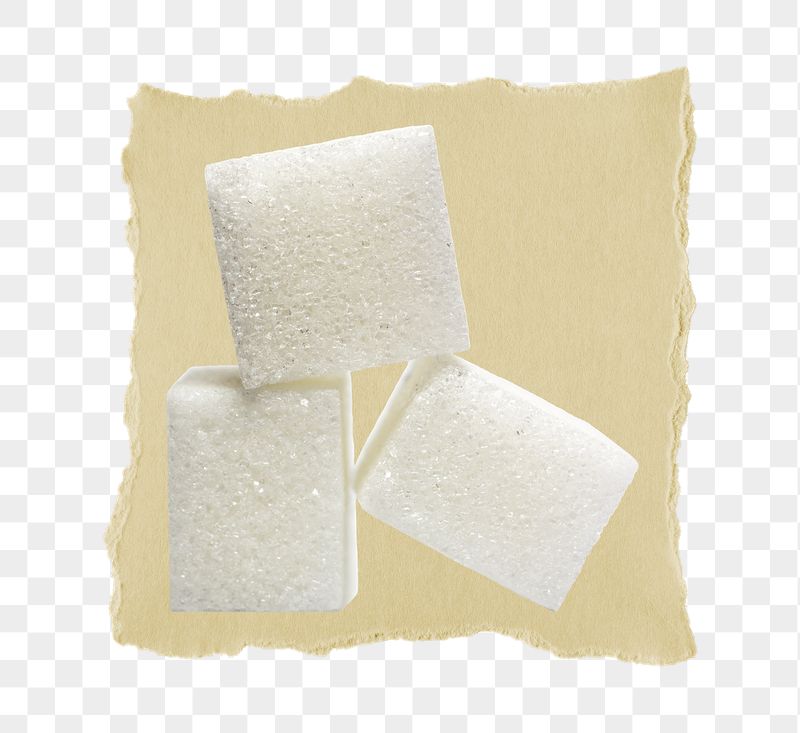 Sugar cubes png ripped paper | Free PNG - rawpixel