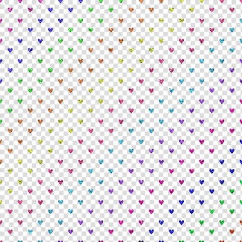 Sugar Dose Glitter Overlays, multicolored heart jewelries illustration transparent background PNG clipart