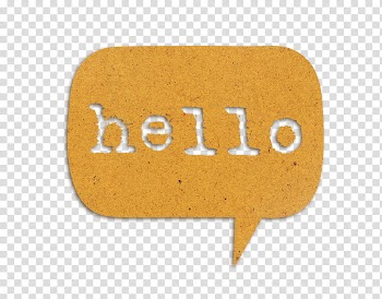 Sugar Dose, yellow hello speech balloon transparent background PNG clipart