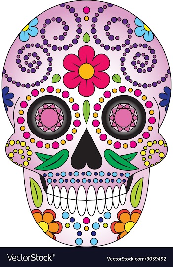 Sugar Skull vector image
