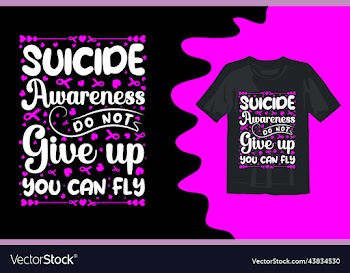 suicide awareness t shirt design