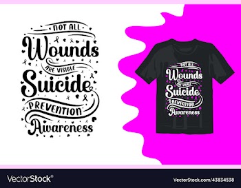 suicide awareness t shirt design 3