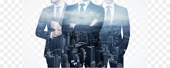 Suit Stock photography Multiple exposure - Business people and city views 