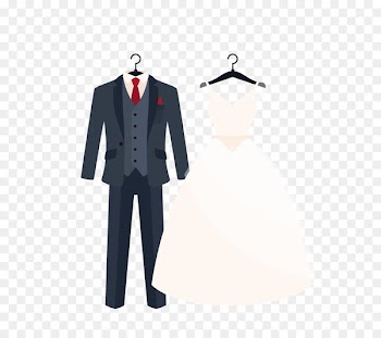 Suit Wedding dress Clothing Formal wear - Vector wedding dress 