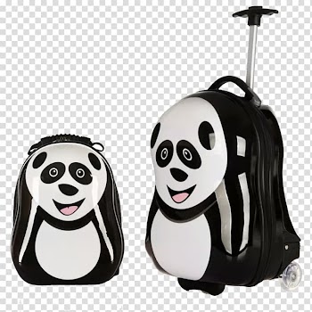 Suitcase Baggage Trolley Travel, Black and white suitcase transparent background PNG clipart
