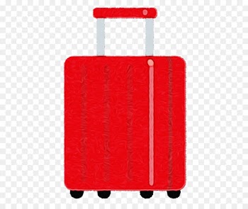 Suitcase, Rectangle, Layers, Red PNG