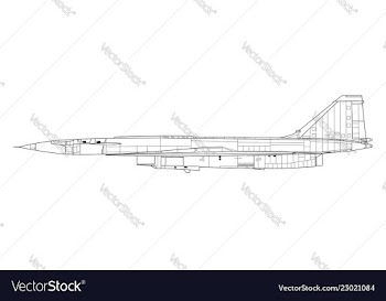 Sukhoi t-100 vector image