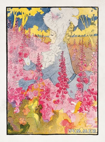 Summer (1907) by Penryn Stanlaws. | Free Photo Illustration - rawpixel