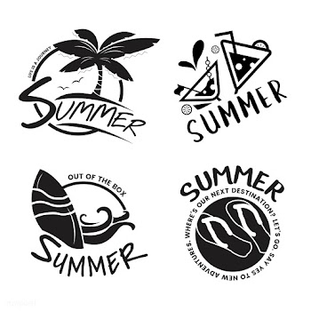 Summer and holiday typography illustration | Free stock vector - 428455