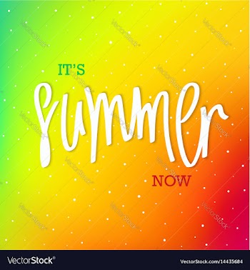 Summer background vector image