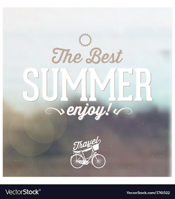 Summer background vector image