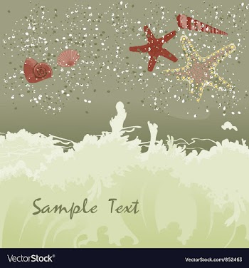 Summer background vector image