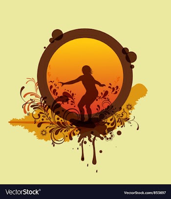 Summer background vector image