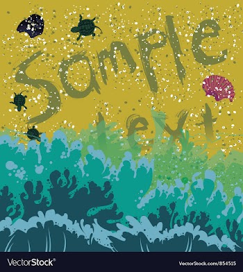 Summer background vector image