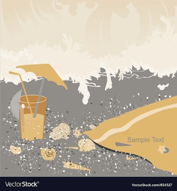 Summer background vector image