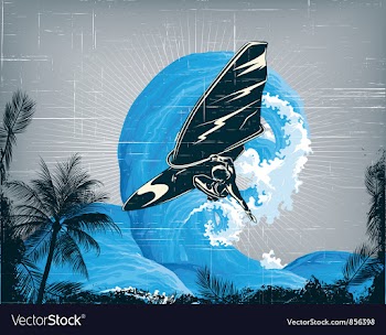 Summer background vector image