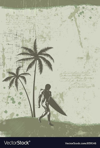 Summer background vector image