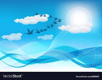 Summer background vector image