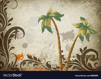 Summer background vector image